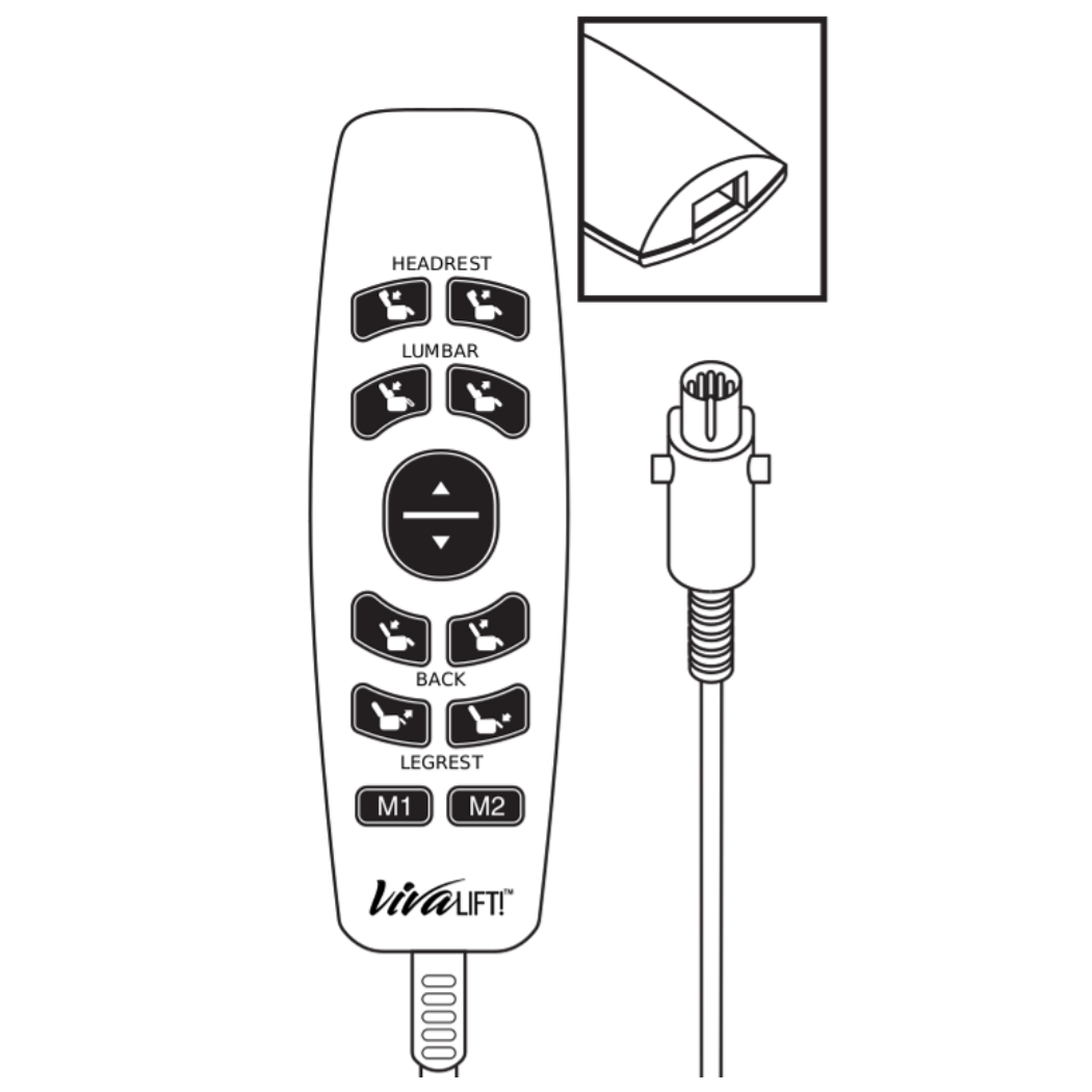Lift Chair Remote - CTL2104324 - HW110L