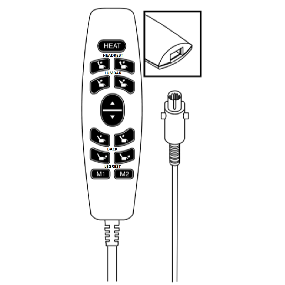 Lift Chair Remote - CTL2106501 - HW110I