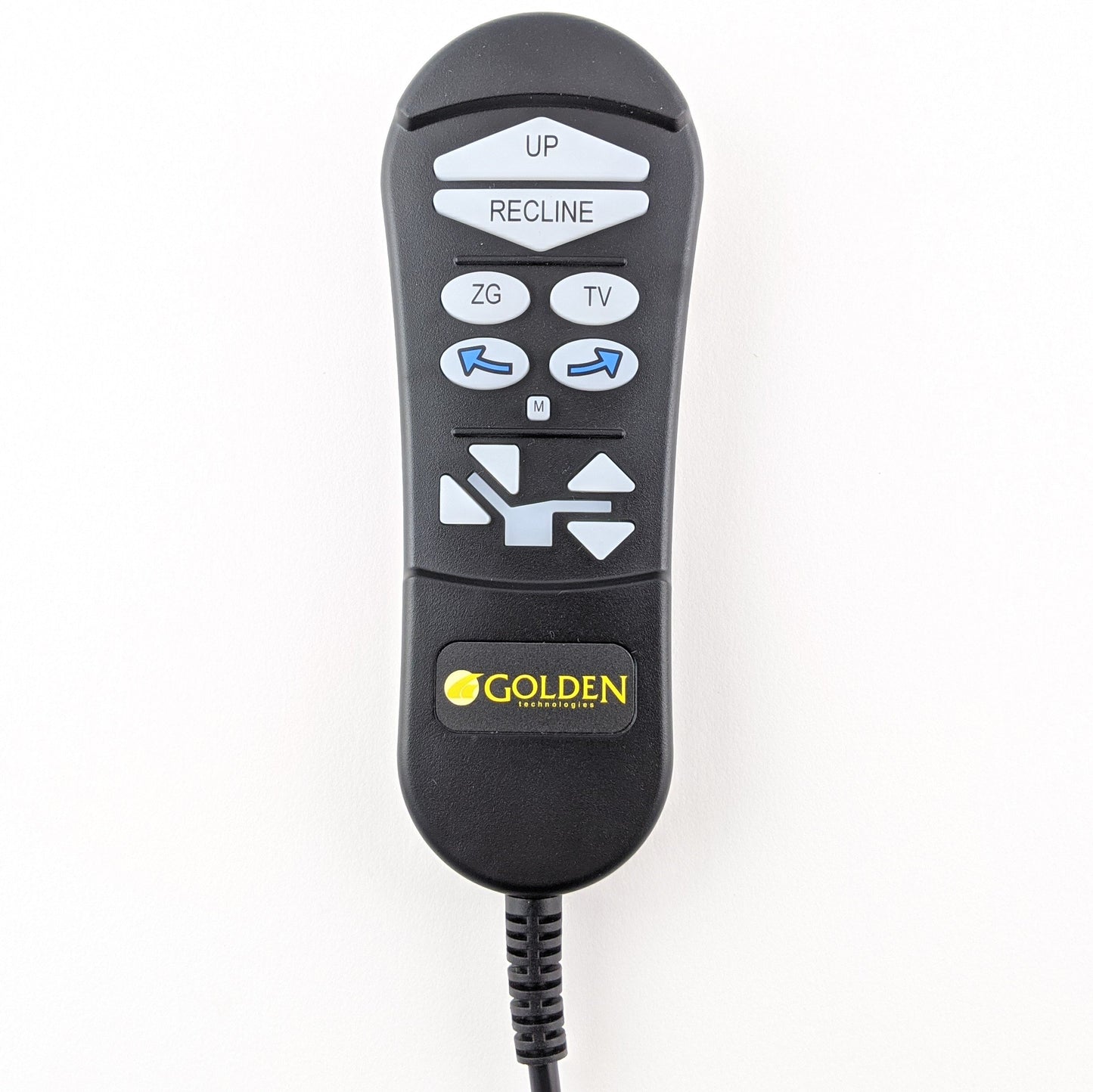 Golden Technologies - Remote Hand Control Pendant - Seat Lift Chair Recliner - 11 Button with Twilight - 5 Pin Connect - ZKAD-C3M