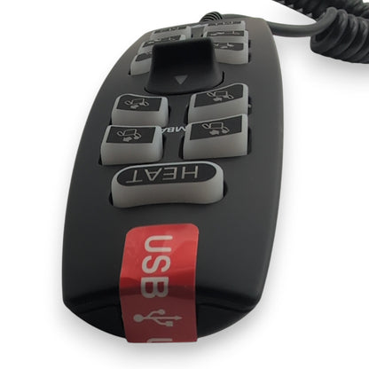Remote Hand Control Pendant (Mega Motion/Pride Mobility) | HW110K-H-KB | CTL2303094 | 11 Button with Toggle & 5 pin connector