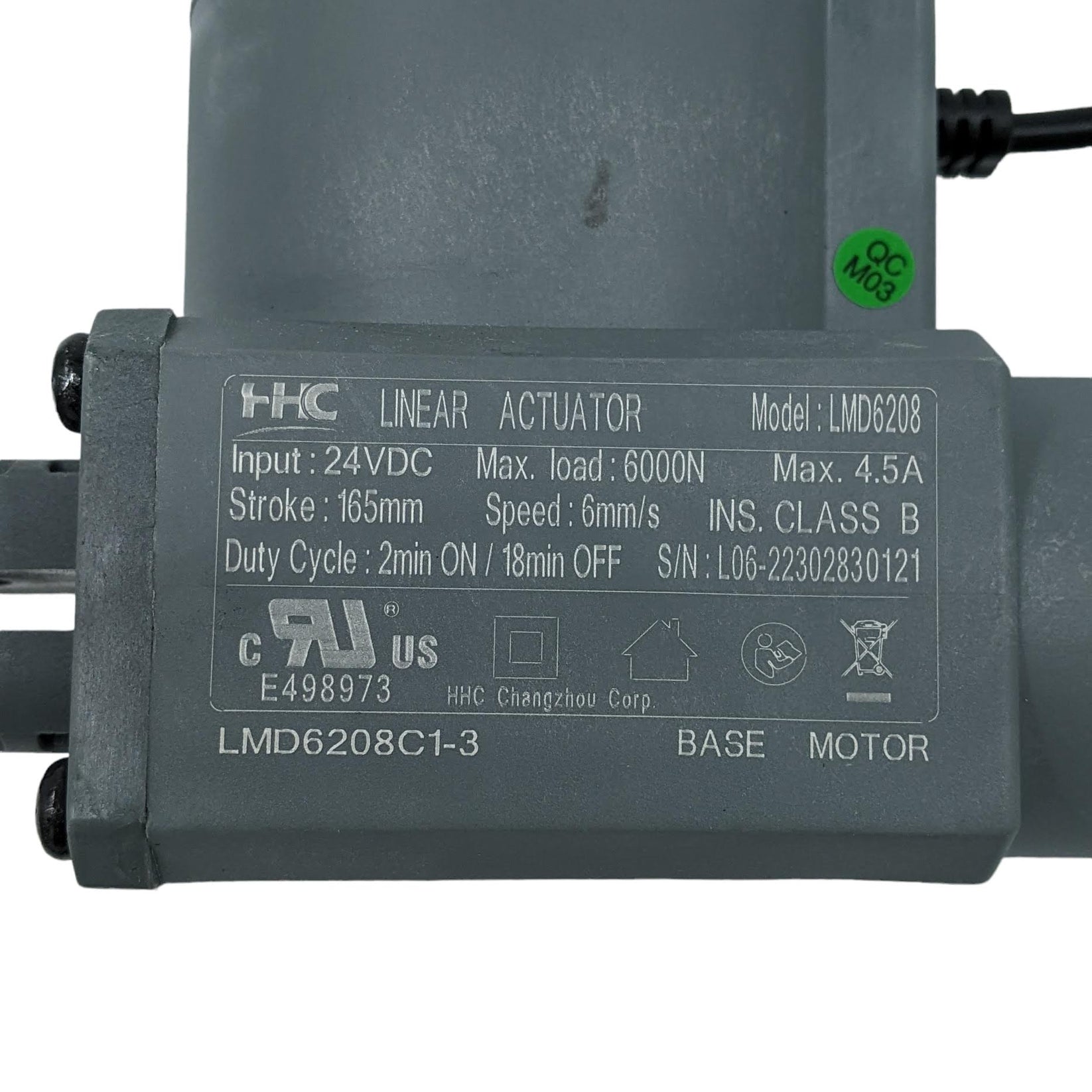 Lift Chair Motor MOT1707192 LMD6208CU3 LMD6208 Lift Recliner Parts